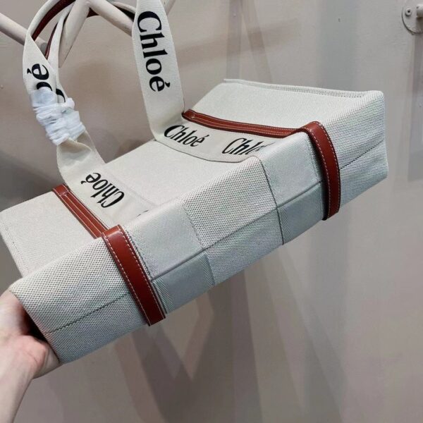 CHLOÉ Canvas shopping bag - Image 3