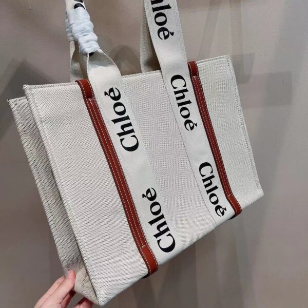 CHLOÉ Canvas shopping bag - Image 4