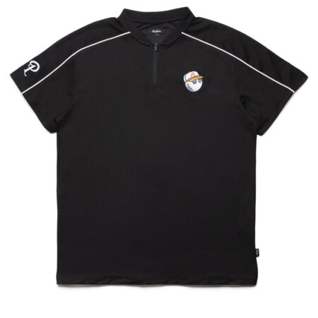Malbon Golf Evergreen Blade Collar Polo - Black