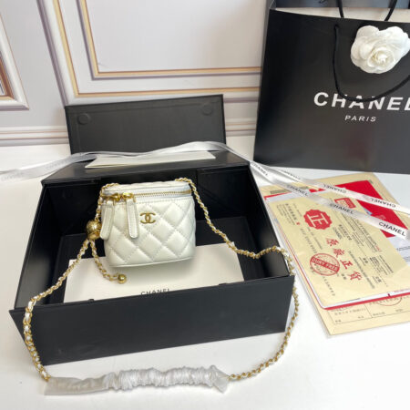 CHANEL mini portable makeup case