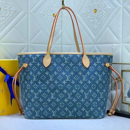 LOUIS VUITTON NEVERFULL Denim bag