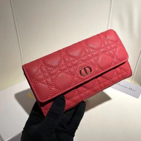 DIOR Caro Long Flap Wallet