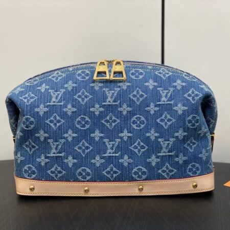 LOUIS VUITTON Pochette Denim Handbag
