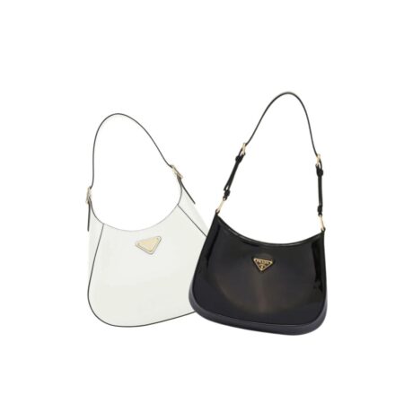 Prada Cleo Patent-Leather Shoulder Bag